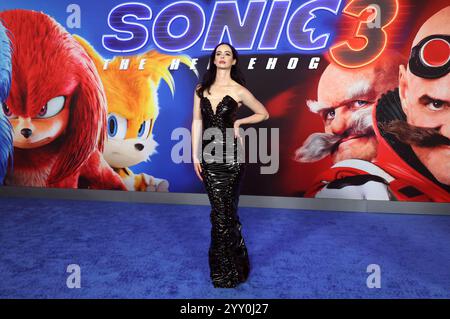 Krysten Ritter bei der Premiere des Kinofilms 'Sonic the Hedgehog 3' im TCL Chinese Theatre. Los Angeles, 16.12.2024 Stockfoto