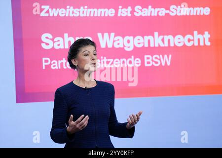 Vorstellung Der Kampagne Zur Bundestagswahl Mit Sahra Wagenknecht ...