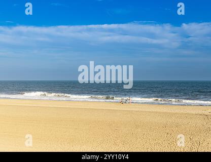 Die Leute genießen kirk Beach in montauk Stockfoto