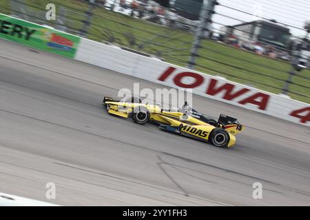 Newton Iowa, USA – 23. Juni 2013: IndyCar Iowa Corn 250 Rennen auf dem Iowa Speedway Stockfoto