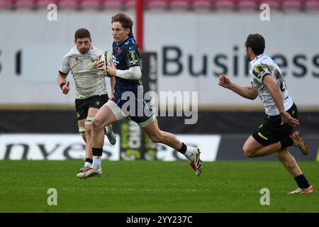 European Challenge Cup Scarlets / Black Lion Parc y Scarlets 15. Dezember 2024 Stockfoto