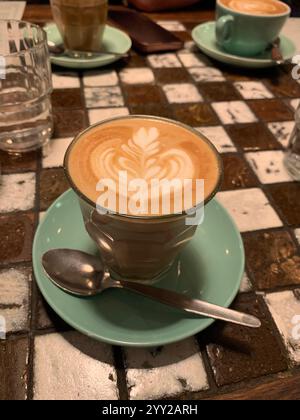 Kaffeekunst Stockfoto