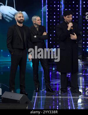 Sanremo, Italien. Dezember 2024. Sanremo, TV-Show „Sarà Sanremo“. Finale Sanremo Giovani 2025. Auf dem Foto: The Kolors Credit: Independent Photo Agency/Alamy Live News Stockfoto