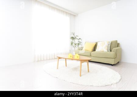 Hausjagd und Immobilienbilder Stockfoto