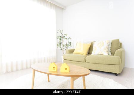 Hausjagd und Immobilienbilder Stockfoto