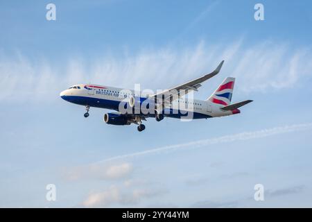 G-EUYS Airbus A320-232 British Airways London Heathrow UK 21-8-2019 Stockfoto