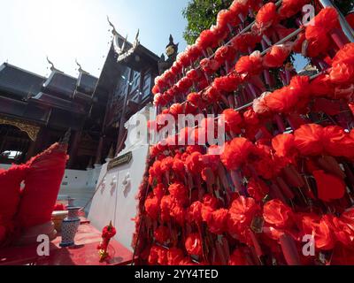 CHIANG Mai THAILAND, 19. DEZEMBER 2024: Wat Pa Daed ist die Verwahrung von Lord Ganesha. gott des Erfolgs. Stockfoto