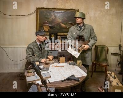 Dead Man es Corner Museum, Normandie, Frankreich Stockfoto