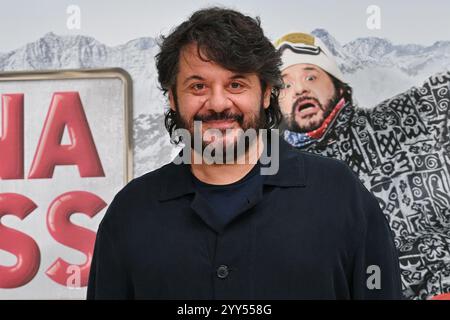 Roma, Latium. Dezember 2024. Lillo Petrolo während des Fotoaufrufs des Cortina Express Films im Hotel Le Meridien Visconti, Rom, Italien, 19. Dezember Credit: massimo insabato/Alamy Live News Stockfoto