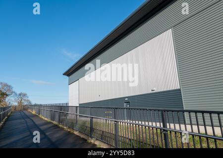 Neues Leichtindustriebau, Worcester, Großbritannien, 2024 Stockfoto