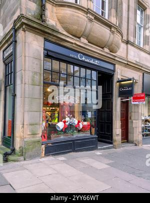 Hotel Chocolat Shop mit Luxusschokolade in der Frederick Street, Edinburgh, Schottland, Großbritannien Stockfoto