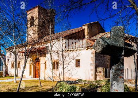 San Nicolás de Bari Chuch. Torrecaballeros, Segovia, Castilla y León, Spanien, Europa Stockfoto