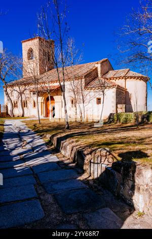 San Nicolás de Bari Chuch. Torrecaballeros, Segovia, Castilla y León, Spanien, Europa Stockfoto