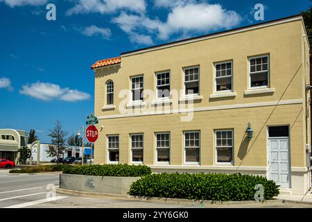 Golden Gate Historic Building, Old Dixie Highway, Stuart, Florida Stockfoto