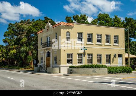 Golden Gate Historic Building, Old Dixie Highway, Stuart, Florida Stockfoto