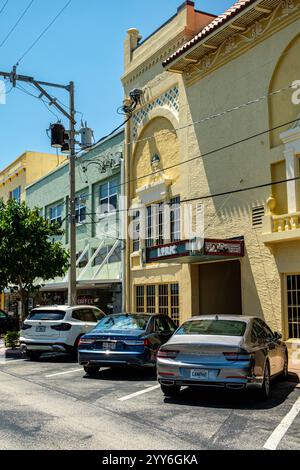 Lyric Theatre, SW Flagler Avenue, Stuart, Florida Stockfoto