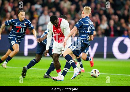 Amsterdam, Niederlande. Dezember 2024. AMSTERDAM, 19.12.2024, Johan Cruijff Arena, Saison 2024/2025, TOTO KNVB Beker Football zwischen Ajax und SC Telstar, Ajax Spieler Brian Brobbey Credit: Pro Shots/Alamy Live News Stockfoto