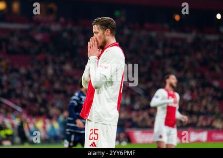 Amsterdam, Niederlande. Dezember 2024. AMSTERDAM, 19.12.2024, Johan Cruijff Arena, Saison 2024/2025, TOTO KNVB Beker Football zwischen Ajax und SC Telstar, Ajax Spieler Wout Weghorst Credit: Pro Shots/Alamy Live News Stockfoto