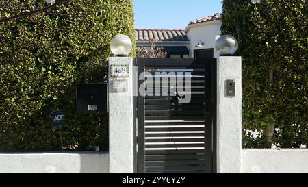 Dezember 2024 Charlie Chaplin Co-Star-Schauspielerin Georgia Hale, ehemaliges Haus in der 462 N. Alfred Street am 18. Dezember 2024 in Los Angeles, Kalifornien, USA. Foto: Barry King/Alamy Stock Photo Stockfoto