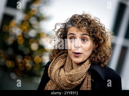 DIE HAAG - Klima- und Umweltministerin Sophie Hermans trifft im Catshuis zum wöchentlichen ministerrat ein. ANP KOEN VAN WEEL niederlande aus - belgien aus Stockfoto