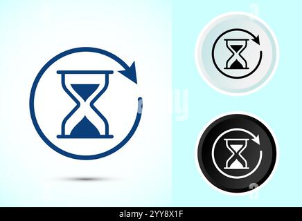 Langlebige Icon-Design-Illustration. Strapazierfähigkeits-Symbol. Steht für Langlebigkeit Stock Vektor