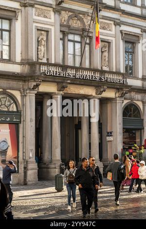 Königliche Galerie Saint Hubert, Brüssel, Belgien Stockfoto