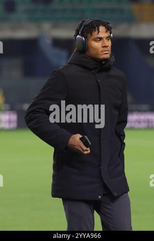 Marcantonio Bentegodi, Verona, Italien. Dezember 2024. Serie A Fußball, Hellas Verona gegen AC Milan; Jayden Braaf von Hellas Verona Credit: Action Plus Sports/Alamy Live News Stockfoto
