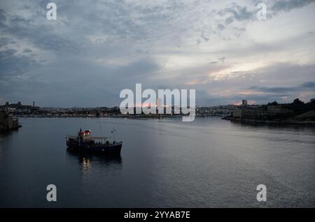 Msida-Imsida, Blick von Valletta, Malta, Europa Stockfoto