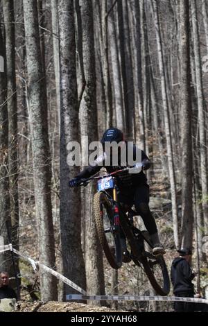 Tennessee National Windrock Downhill 2024 in Oliver Springs, Tennessee, USA, gesponsert von RedBull Stockfoto