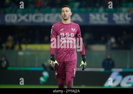 Marcantonio Bentegodi, Verona, Italien. Dezember 2024. Serie A Fußball, Hellas Verona gegen AC Milan; Lorenzo Montipo von Hellas Verona Credit: Action Plus Sports/Alamy Live News Stockfoto