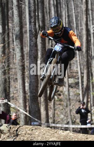 Tennessee National Windrock Downhill 2024 in Oliver Springs, Tennessee, USA, gesponsert von RedBull Stockfoto