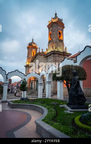 Stadtzentrum und Kirche von Potosi Bolivien, April 2024 Stockfoto