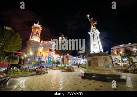 Stadtzentrum und Kirche von Potosi Bolivien, April 2024 Stockfoto