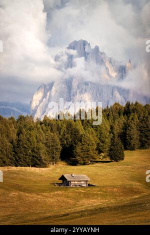 Seiser Alm in den italienischen Dolomiten Stockfoto