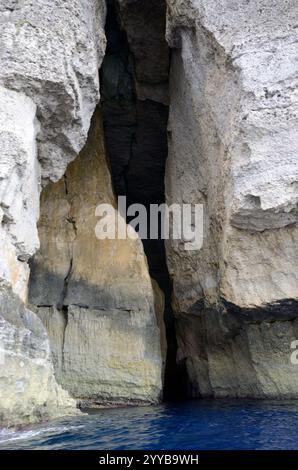 Blue Hole, Triq Il Gebla Tal General, San Lawrenz, Gozo, Malta, Europa Stockfoto