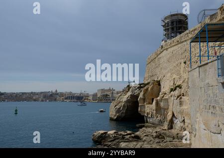 Belagerung Bell War Memorial, Valletta, Malta, Europa Stockfoto