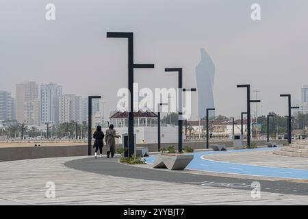 Kuwait-Stadt, der Al Hamra Gebäude, höchste in Kuwait im Jahr 2011 abgeschlossen Stockfoto