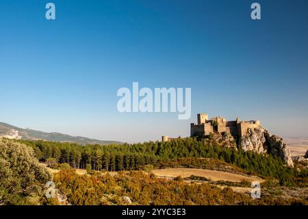 Schloss Loarre, Huesca, Aragon, Spanien Stockfoto
