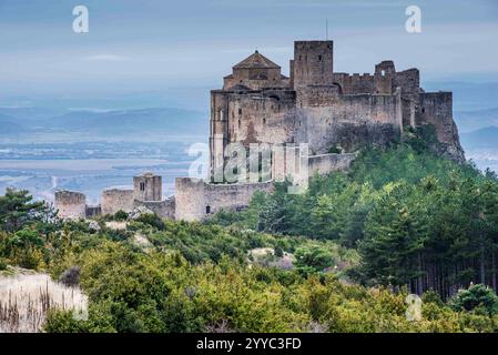 Mittelalterliche Burg Loarre, 11. Jahrhundert. Huesca, Aragon, Spanien Stockfoto