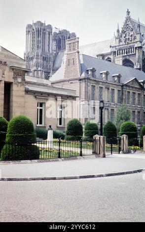 Kathedrale, Kathedrale Notre-Dame de Reims, Rheims, Marne, Nordfrankreich, Europa 1961 Stockfoto