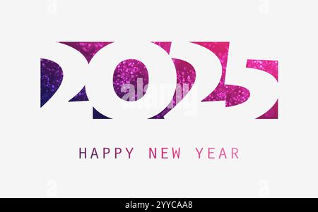 Beste Wünsche - Dark Golden Modern Style Neujahrsvektor Banner Design Vorlage für saisonale Feiertage, Happy New Year Grußkarten, Flyer oder Backgrou Stock Vektor