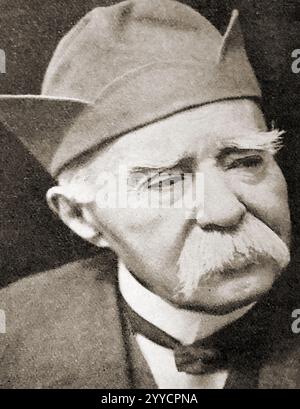 Georges Clemenceau, einer der Architekten des am 28. Juni 1919 unterzeichneten Vertrags von Versailles, einer der wichtigsten verträge des Ersten Weltkriegs – Georges Benjamin Clemenceau 1841-1929 war ein Arzt, der Journalist wurde und ein prominenter Premierminister Frankreichs wurde. -Georges Clemenceau, l'un des architectes du traité de Versailles signé le 28 juin 1919, l'un des traités les plus Importants de la Première Guerre mondiale --- Georges Benjamin Clemenceau 1841-1929 était un médecin devenu journaliste qui devint un éminent Premier ministre de la France. -- Stockfoto