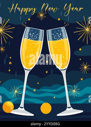 Grußkarte, Banner, Poster Stock Vektor