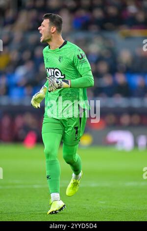 Turf Moor, Burnley, Lancashire, Großbritannien. Dezember 2024. EFL Championship Football, Burnley gegen Watford; Daniel Bachmann von Watford Credit: Action Plus Sports/Alamy Live News Stockfoto