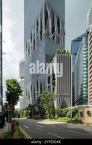 CapitaSpring Building, Central Business District, Singapur, Asien Stockfoto