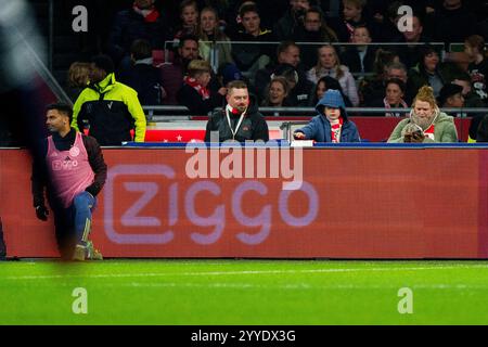 Amsterdam, Niederlande. Dezember 2024. AMSTERDAM, 19.12.2024, Johan Cruijff Arena, Saison 2024/2025, TOTO KNVB Beker Football zwischen Ajax und SC Telstar, 2:0, Winnaars VriendenLoterij Credit: Pro Shots/Alamy Live News Stockfoto