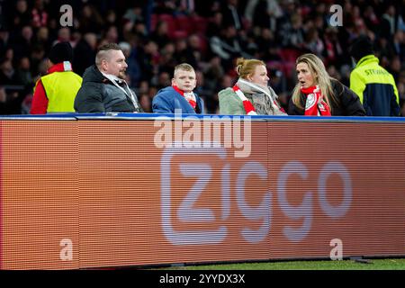 Amsterdam, Niederlande. Dezember 2024. AMSTERDAM, 19.12.2024, Johan Cruijff Arena, Saison 2024/2025, TOTO KNVB Beker Football zwischen Ajax und SC Telstar, 2:0, Winnaars VriendenLoterij Credit: Pro Shots/Alamy Live News Stockfoto