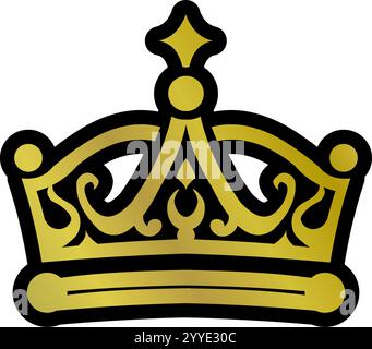 Krone, Premium, Juwel - Vektor-Illustration Stock Vektor