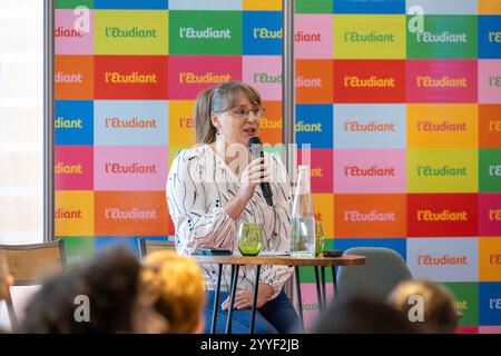 C) Denis TRASFI / MAXPPP - au Palais des Congrès de Massy - Salon de l'étudiant organisé par l'Etudiant et l'Agglomération Grand Paris Sud Stockfoto