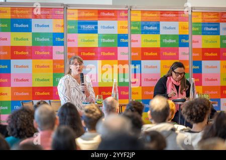 C) Denis TRASFI / MAXPPP - au Palais des Congrès de Massy - Salon de l'étudiant organisé par l'Etudiant et l'Agglomération Grand Paris Sud Stockfoto